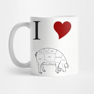 I Love Pork Mug